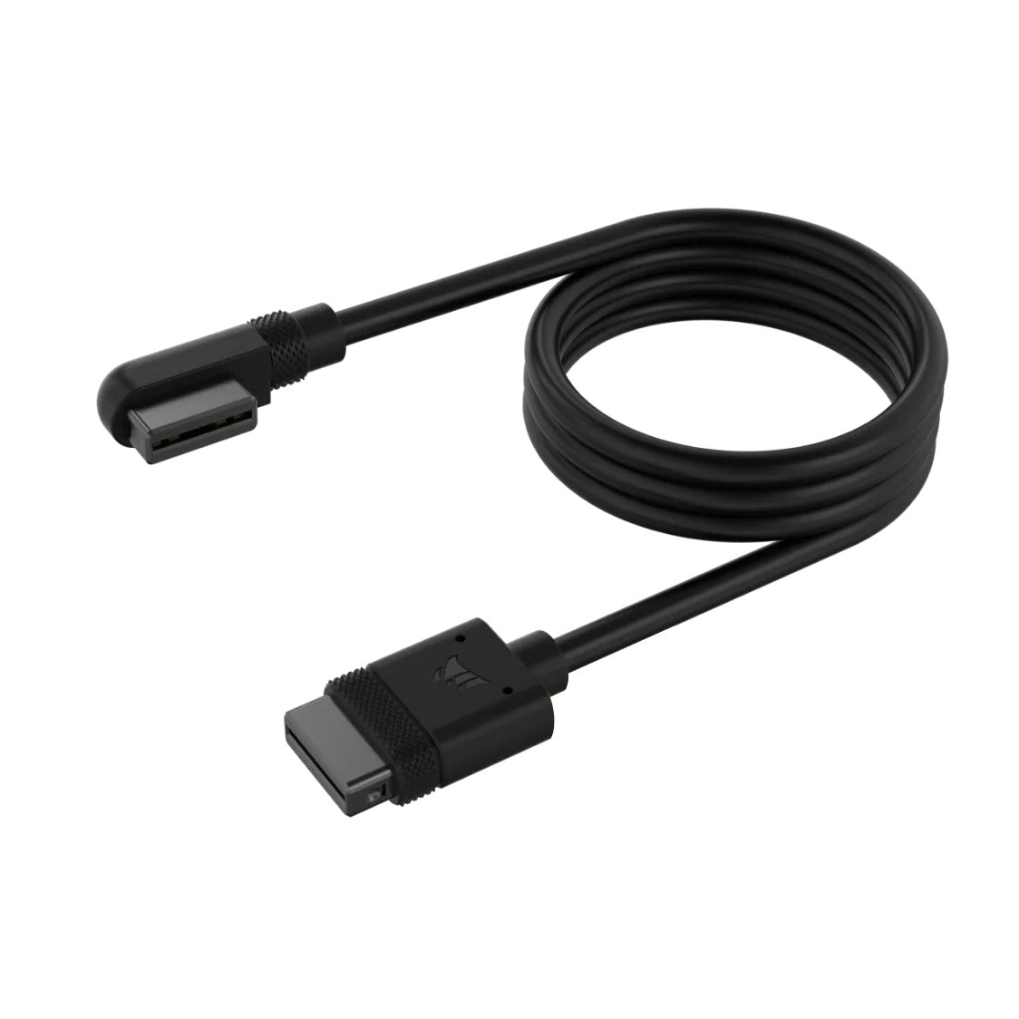 Corsair iCUE LINK Cable Black 600mm Straight/Slim 90&deg; Connectors