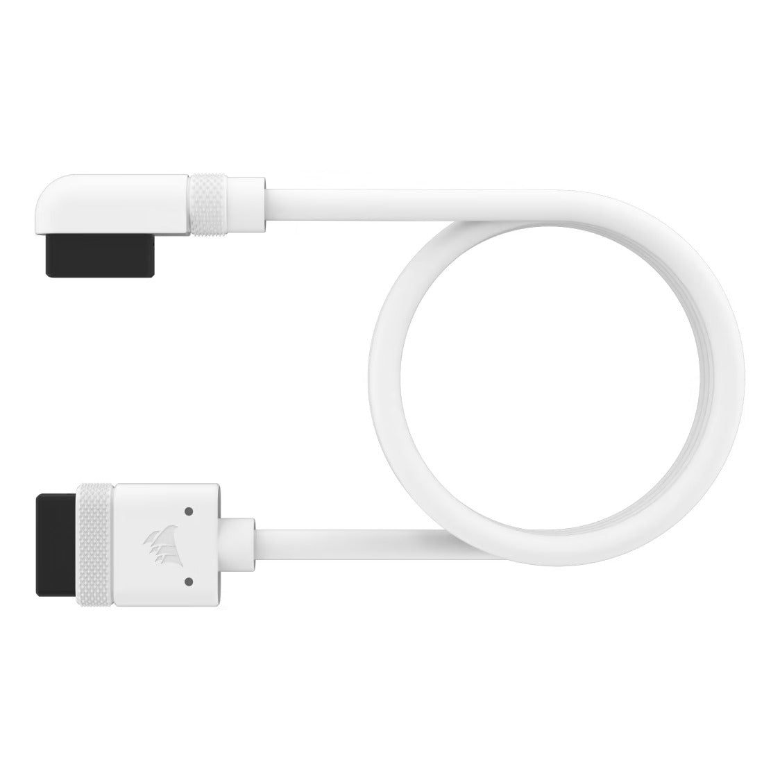 Corsair iCUE LINK Cable White 1x 600mm Straight/Slim 90&deg; Connectors