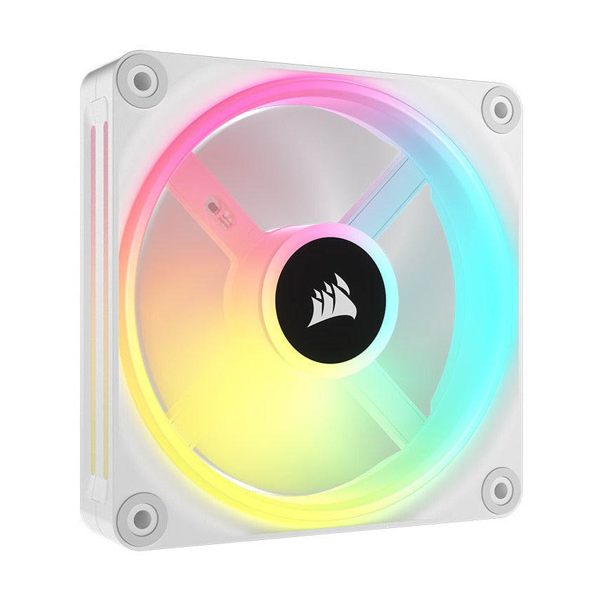 Corsair iCUE LINK QX120 RGB PWM 120mm White Fan Single Pack
