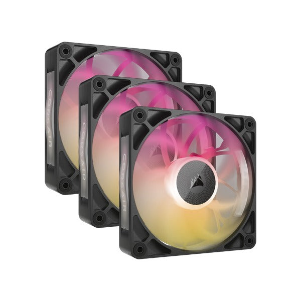Corsair iCUE LINK RX120 MAX RGB PWM 120mm Black Fan Triple Pack
