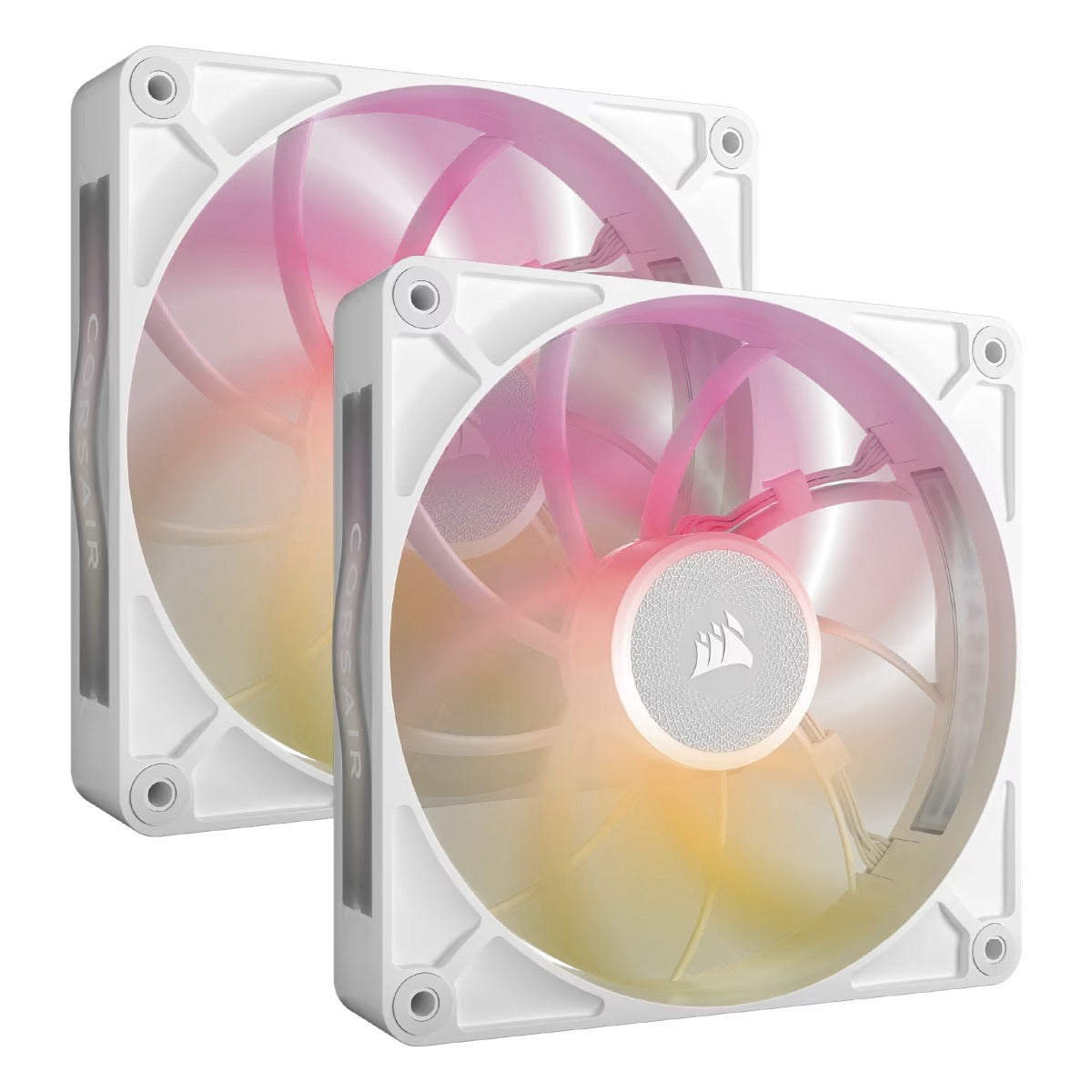 Corsair iCUE LINK RX140 MAX RGB PWM 140mm White Fan Dual Pack