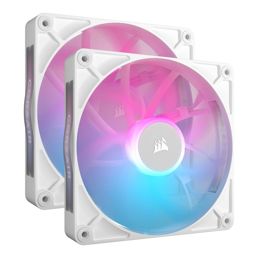 Corsair iCUE LINK RX140 RGB PWM 140mm Fan White Dual Pack