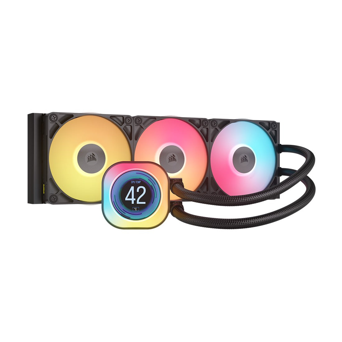 Corsair iCUE LINK TITAN 360 RX LCD AIO Black 360mm Liquid CPU Cooler