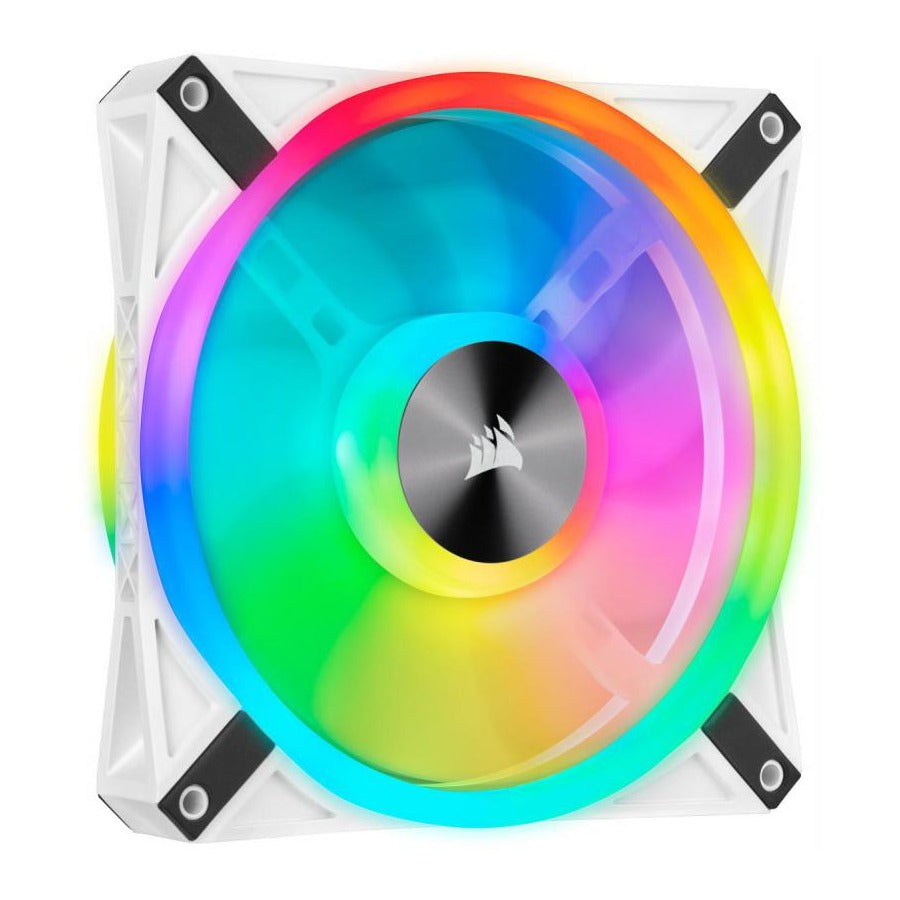 Corsair QL Series QL140 RGB 140mm PWM Fan White Dual Light Loop