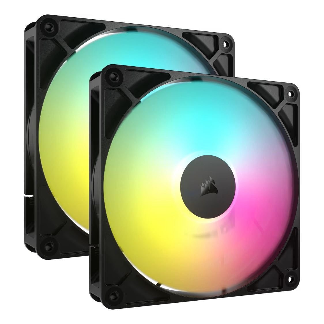 Corsair RS140 ARGB 140mm PWM Fan Black Dual Pack