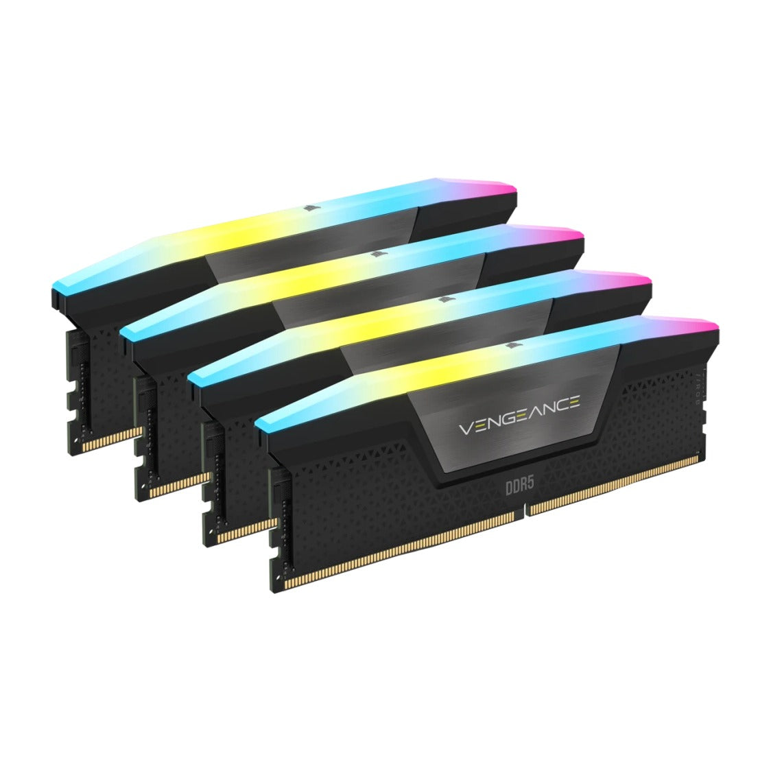 Corsair VENGEANCE RGB 192GB (4x48GB) Black PC5-41600 (5200MHz) DDR5
