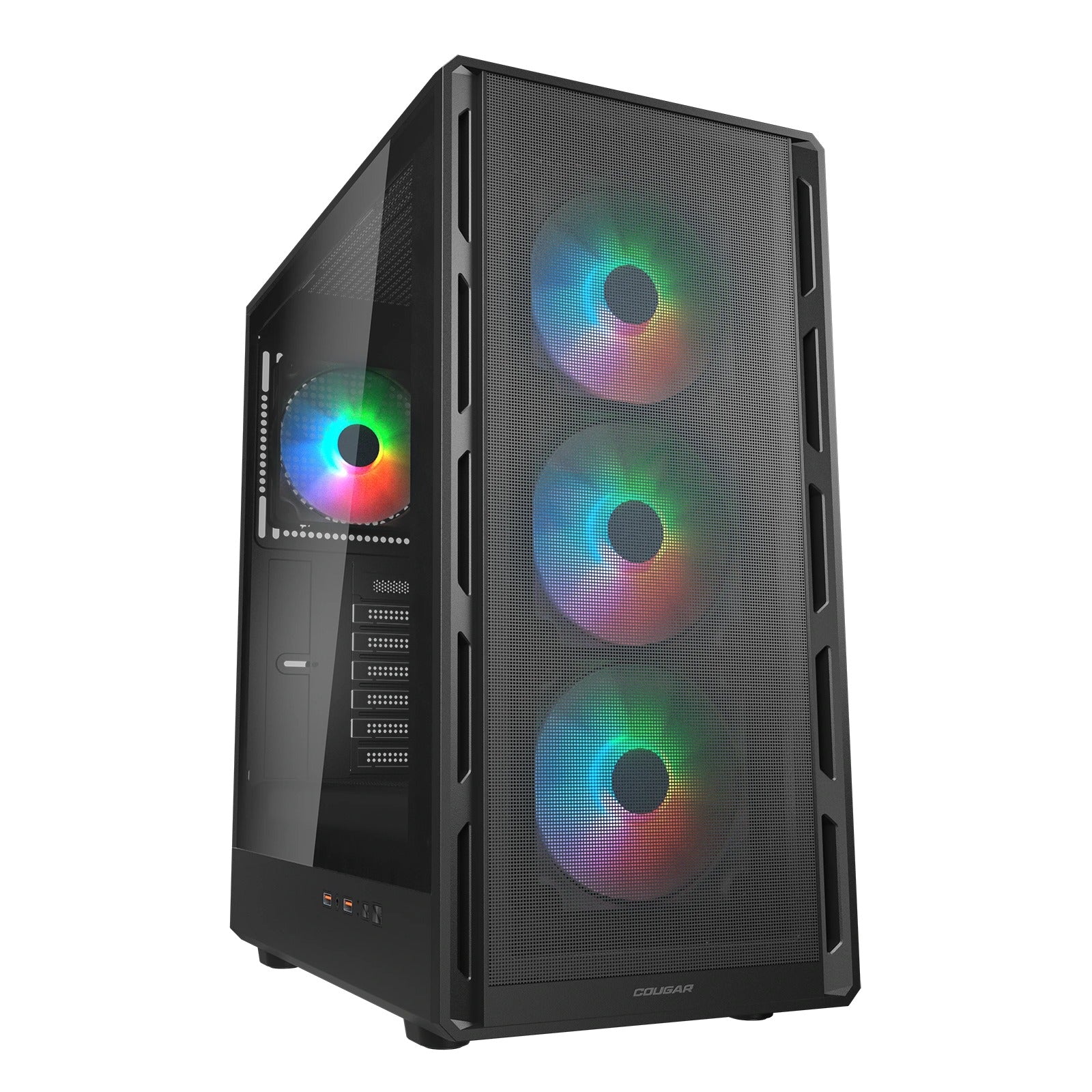 Cougar Airface Pure RGB Mid Tower ATX Case T/G Side Panel NO PSU