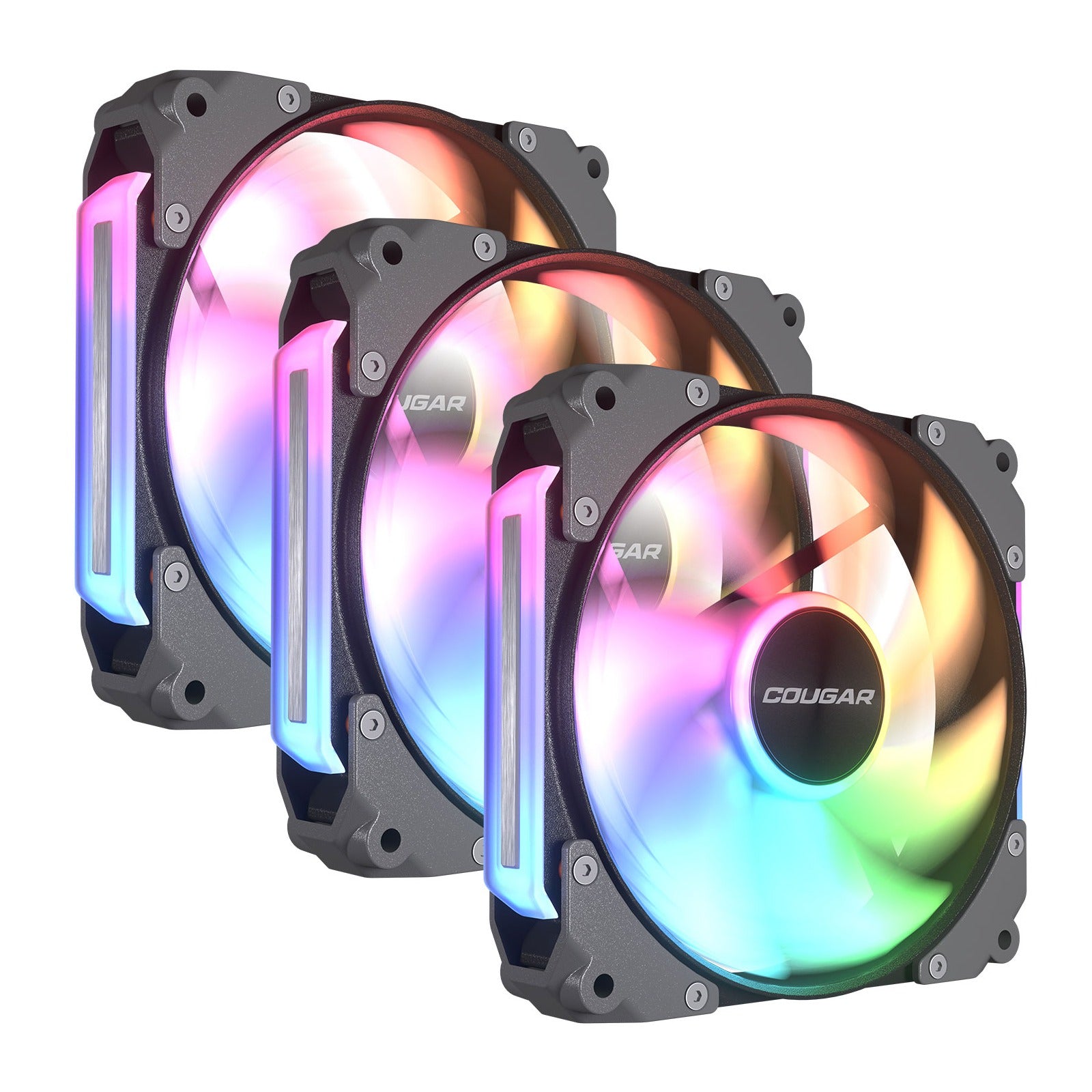 Cougar APOLAR 120mm ARGB Fan Black 3-Pack