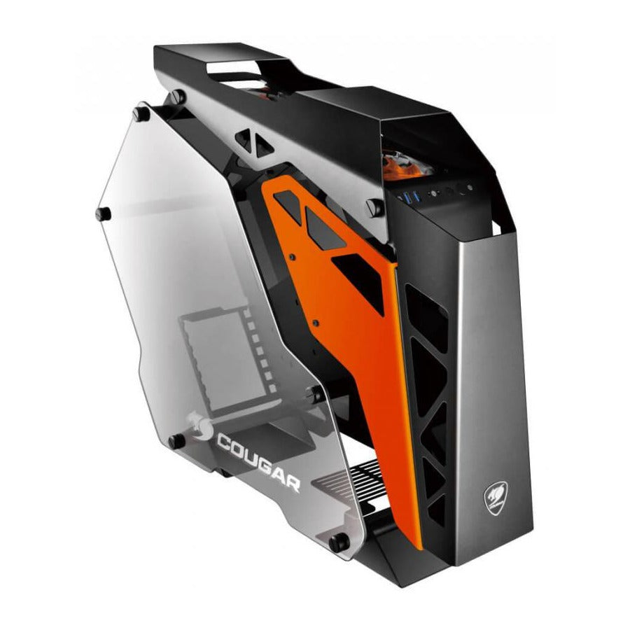Cougar Conquer Open Frame Black ATX Case 2x T/G Window No PSU