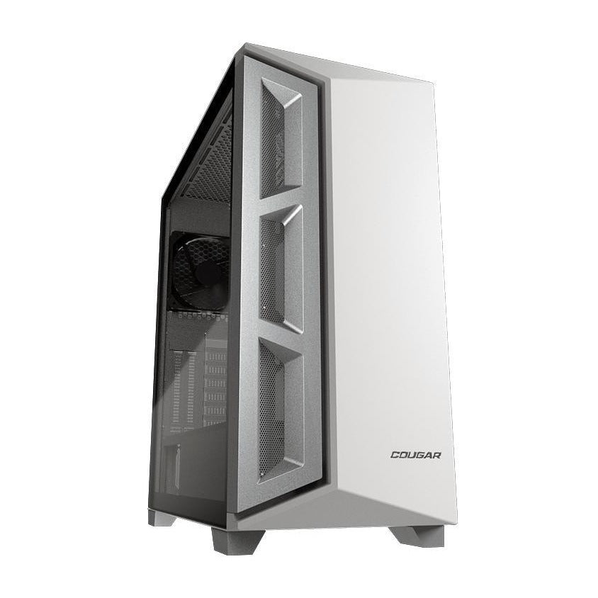 Cougar DarkBlader X5 White ATX Case Tempered Glass Window NO PSU