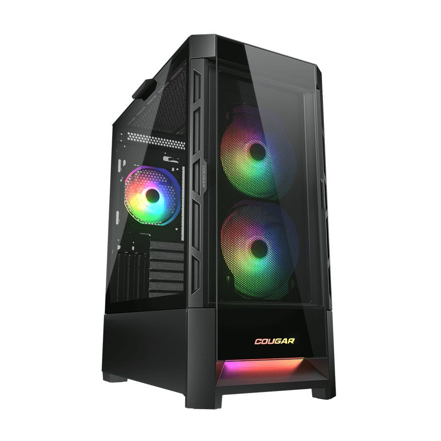 Cougar DUOFACE RGB Black ATX Case TG Panels NO PSU