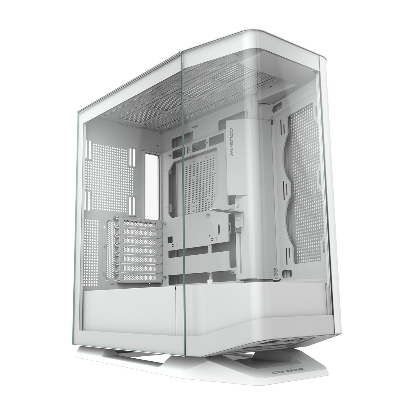 Cougar FV270 White Mid Tower E-ATX Case T/G Side Panels NO PSU