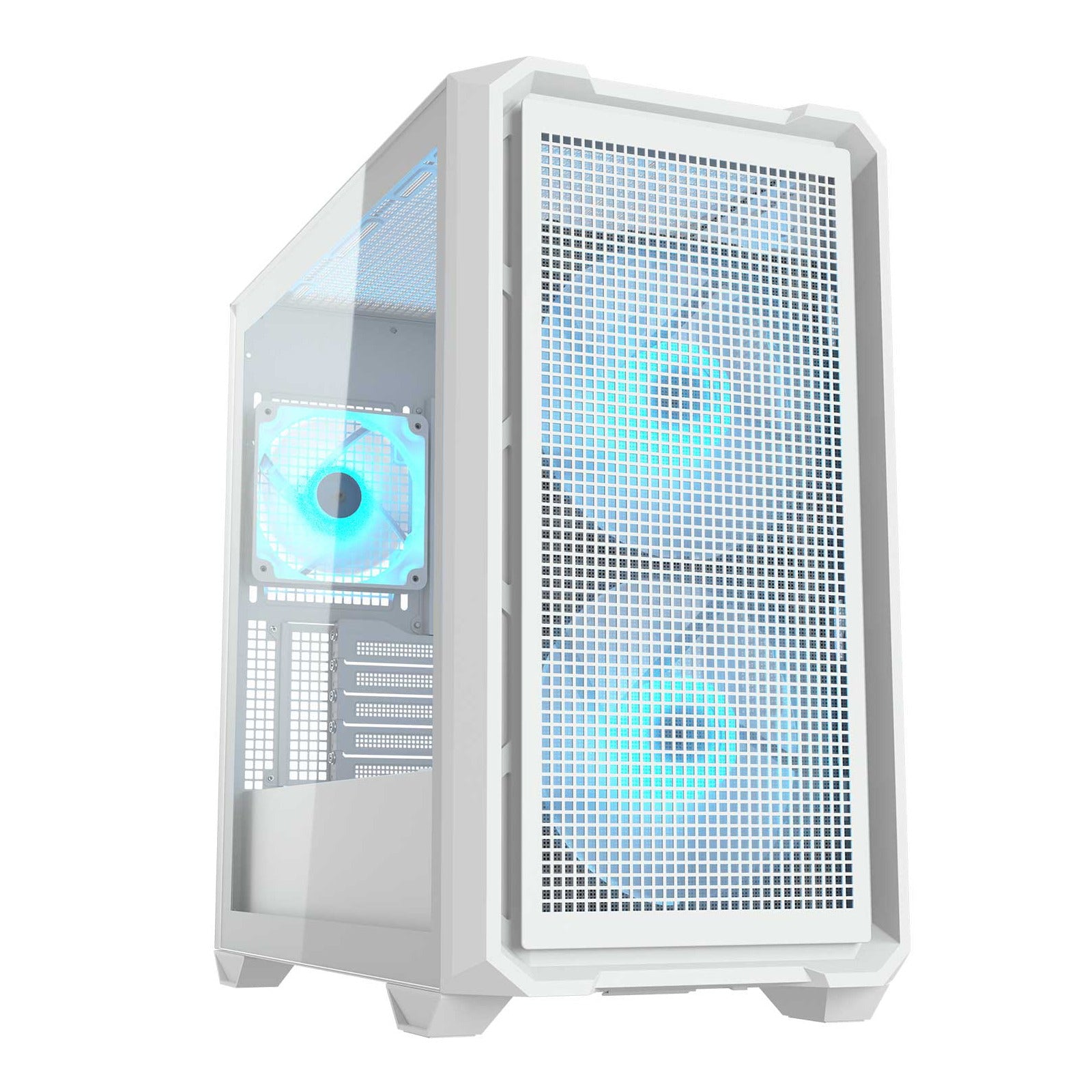 Cougar MX600 MINI RGB White Micro ATX Case T/G Panel NO PSU