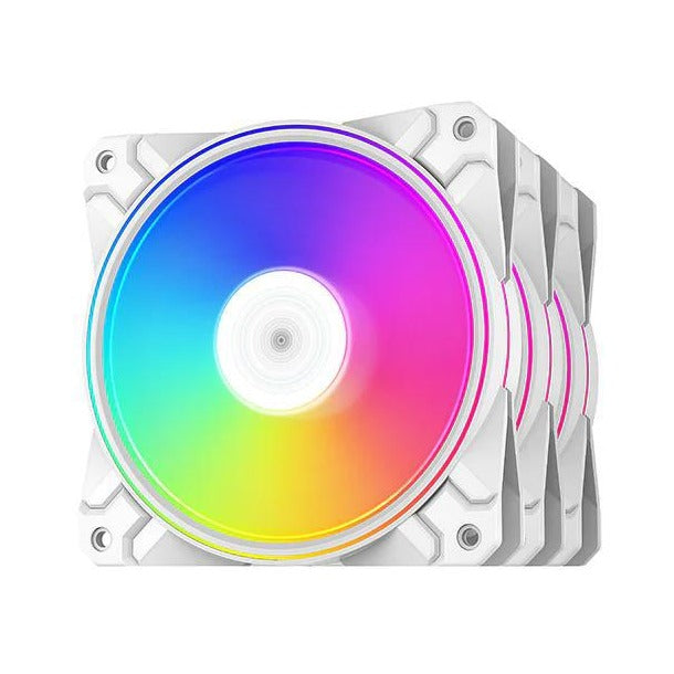 DeepCool CF120 PLUS White 120mm 3 Pack Fan