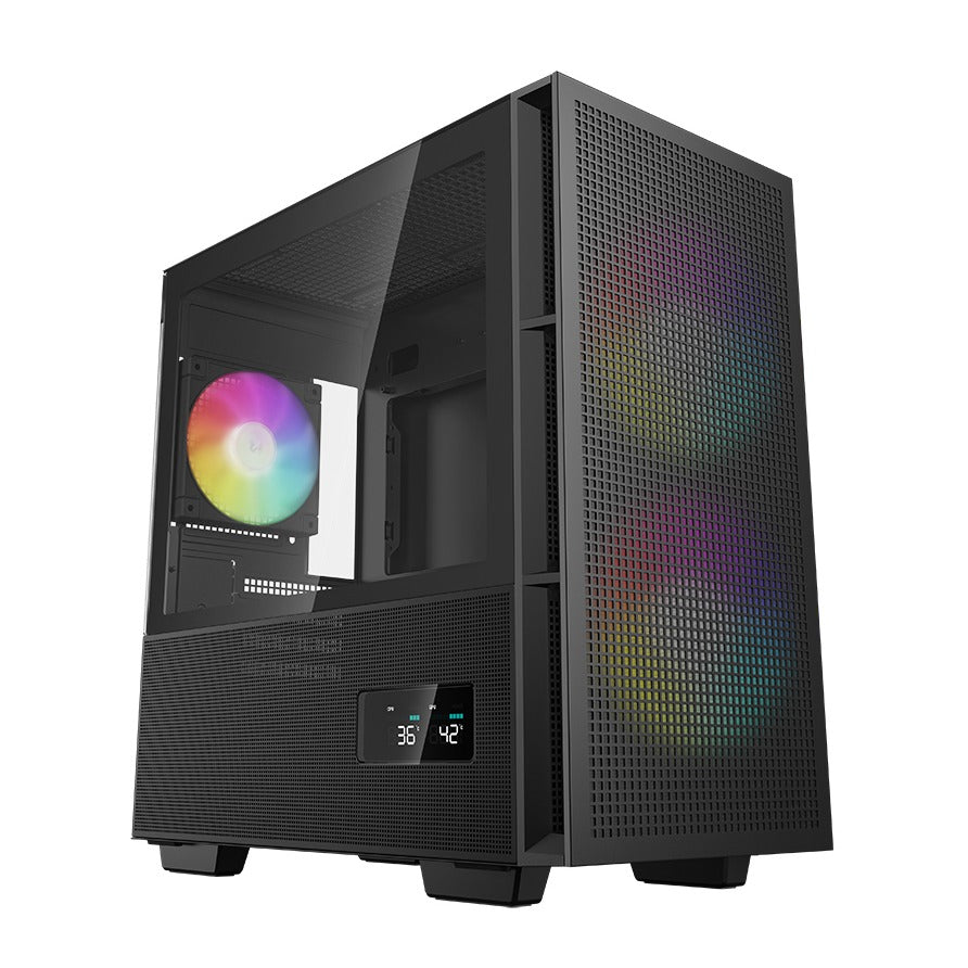 DeepCool CH360 Digital Black Micro ATX Case T/G Window NO PSU