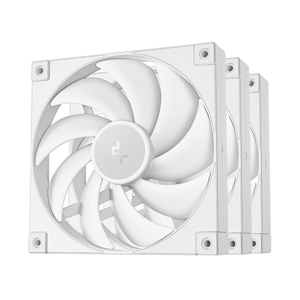DeepCool FD14 WH-3 IN 1 Performance 140mm Fan White 3-Pack