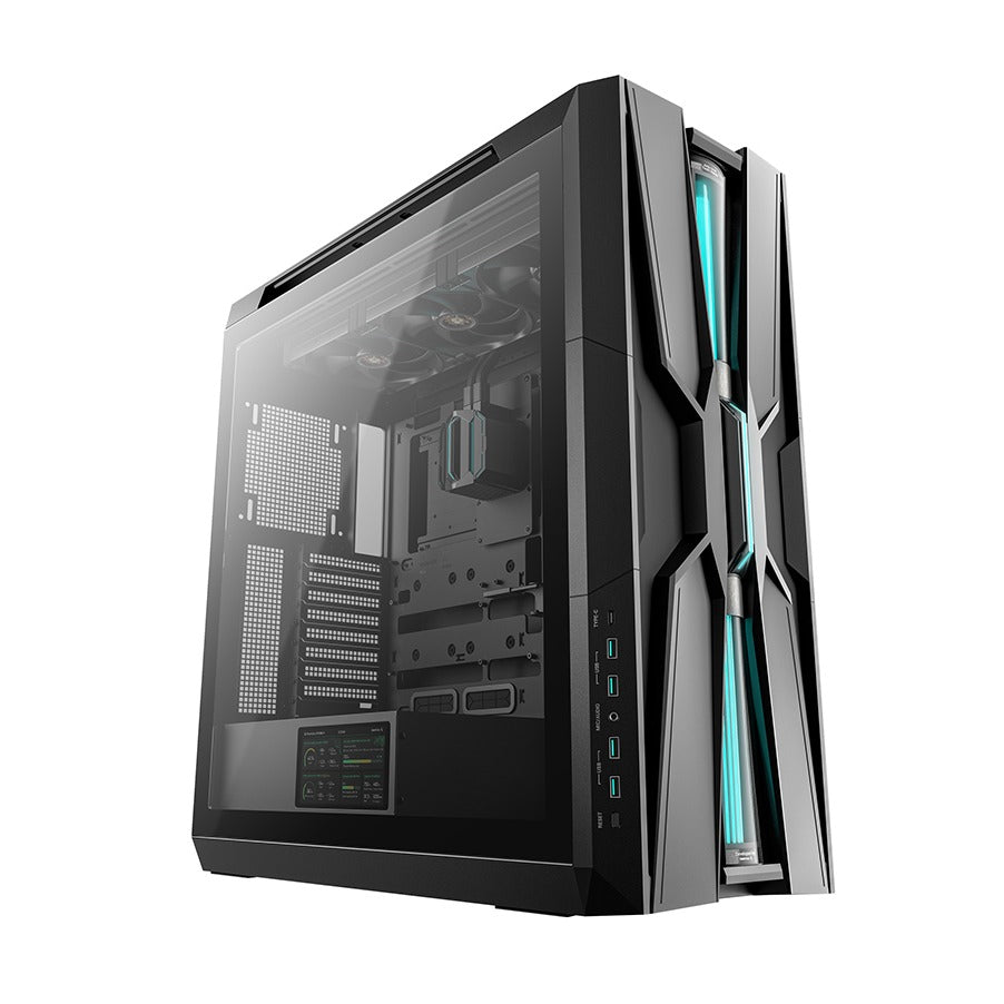 DeepCool GENOME III Full Tower E-ATX Case Tempered Glass Side Panel NO PSU