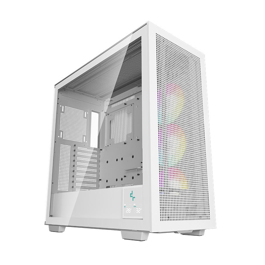 DeepCool Morpheus White E-ATX Case Tempered Glass Panel No PSU
