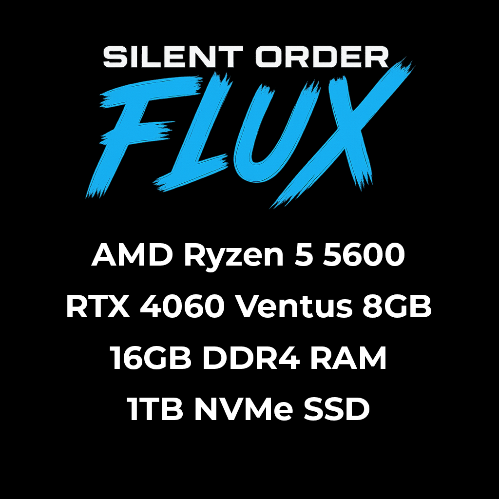 Silent Order Flux RTX 4060 Gaming PC