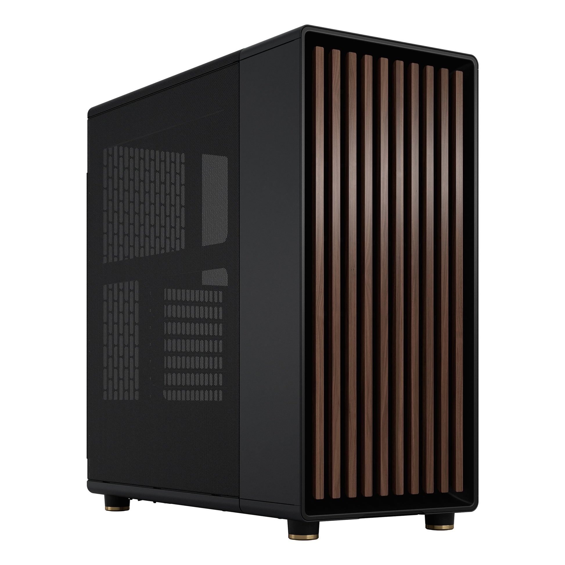 Fractal Design North Charcoal Black ATX Case Mesh Side Panel No PSU