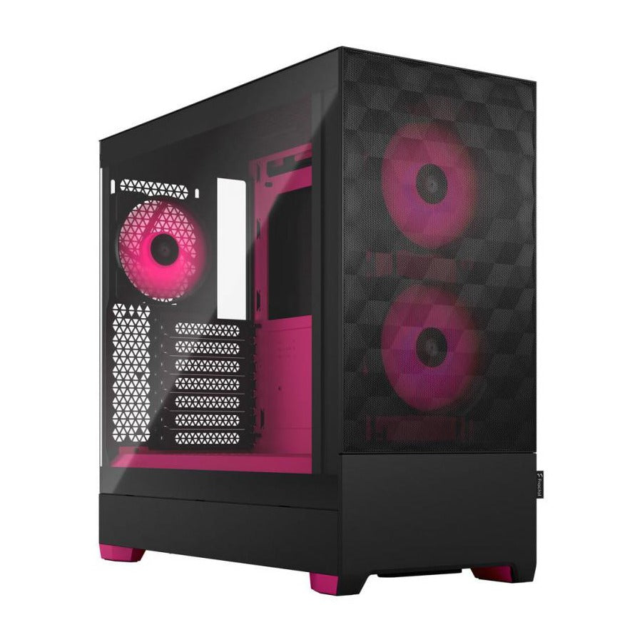 Fractal Design Pop Air RGB Magenta Core ATX Case Clear Tint TG Panel