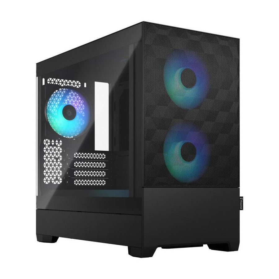 Fractal Design Pop Mini Air RGB Black Micro ATX Case Clear Tint TG