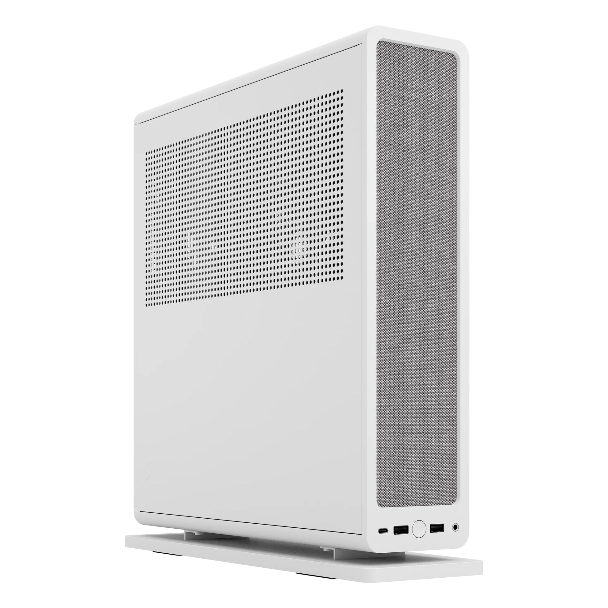 Fractal Design Ridge PCIe 4.0 White Mini ITX Case NO PSU