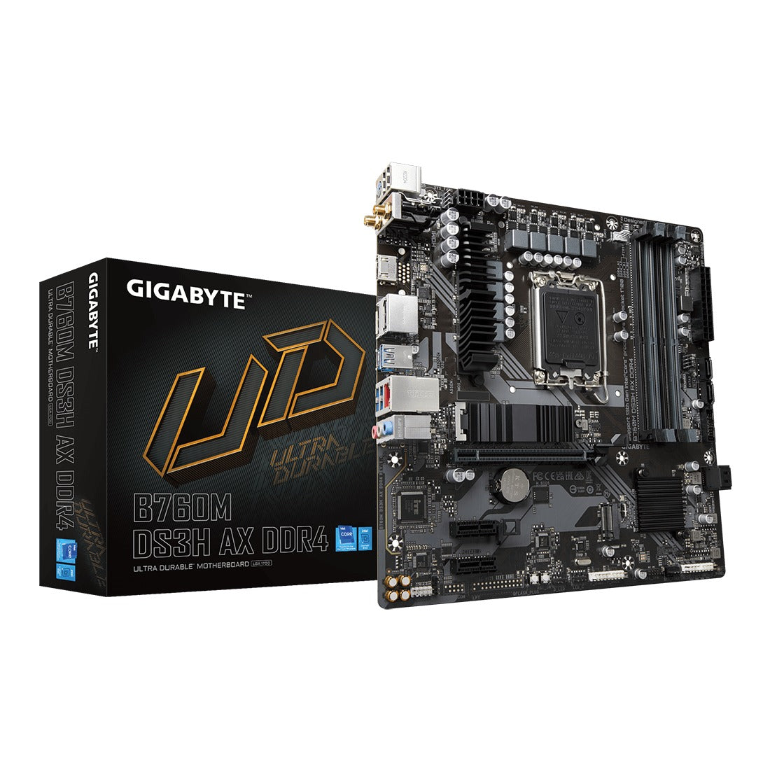 Gigabyte B760M DS3H AX DDR4 Motherboard