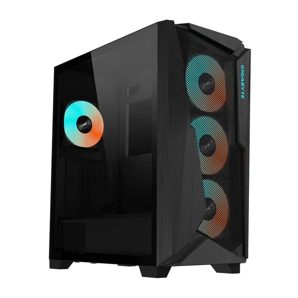 Gigabyte C301 Glass V2 Mid Tower Black E-ATX Case
