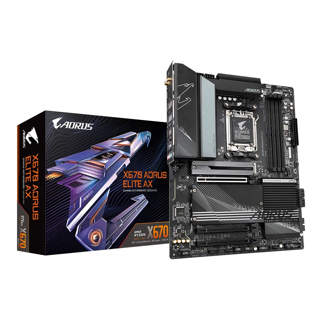 Gigabyte X670 AORUS ELITE AX Motherboard