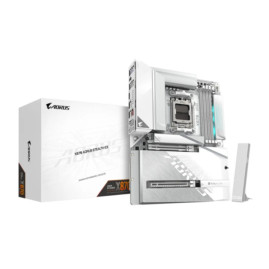 Gigabyte X870 AORUS STEALTH ICE Motherboard
