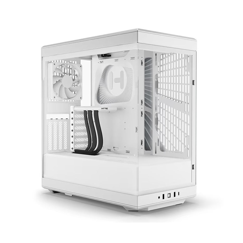 HYTE Y40 Snow White Mid Tower ATX Case T/G Side Panels NO PSU