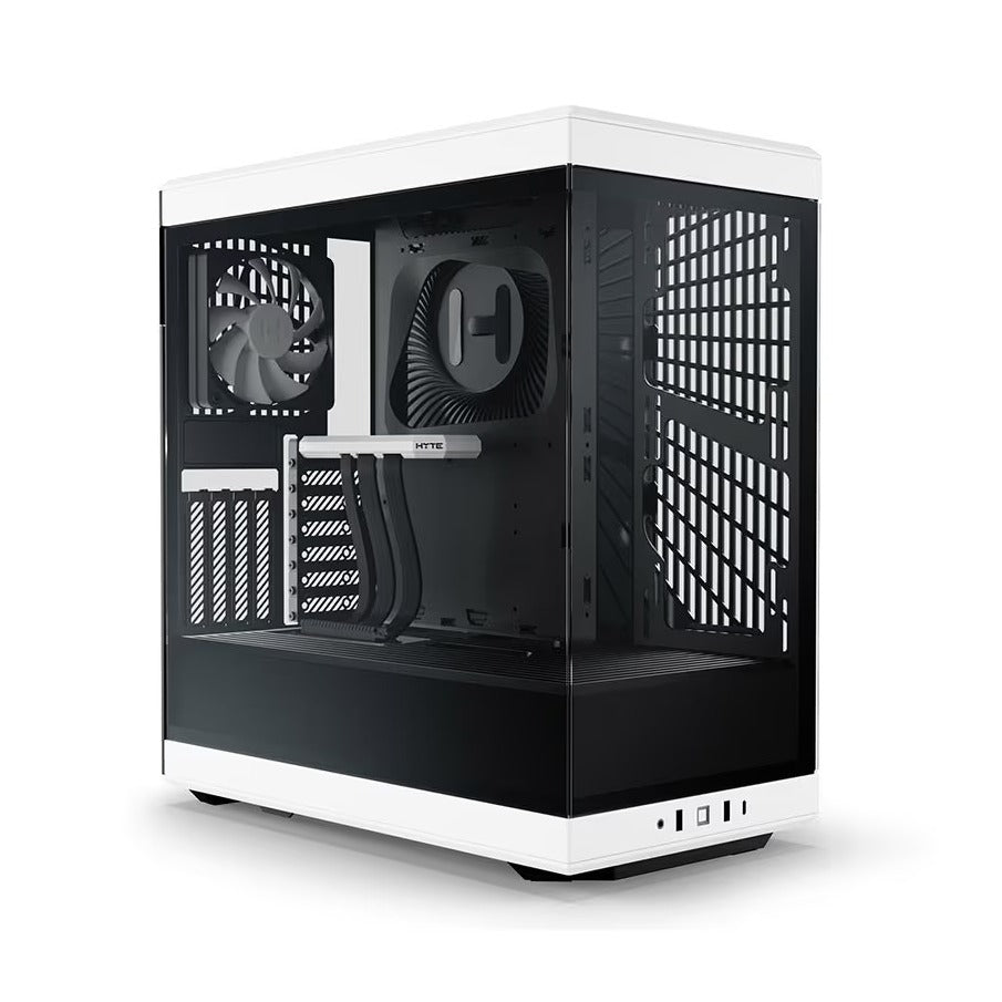 HYTE Y40 White Mid Tower ATX Case T/G Side Panels NO PSU