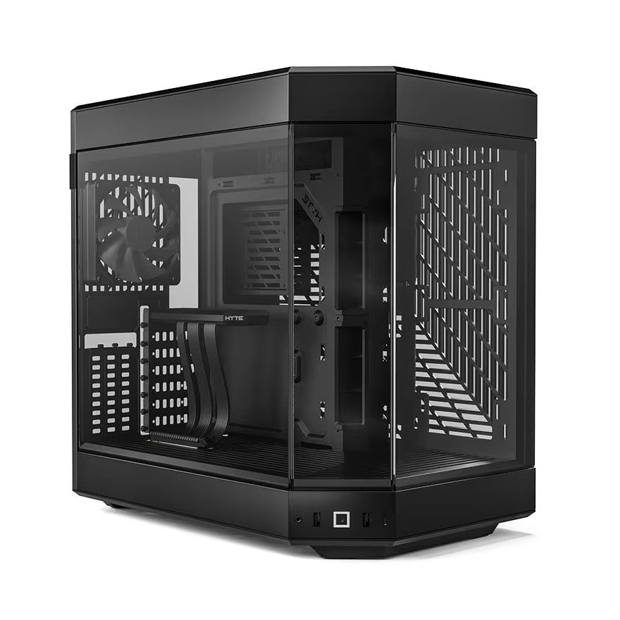 HYTE Y60 Black Mid Tower E-ATX Case T/G Side Panels NO PSU
