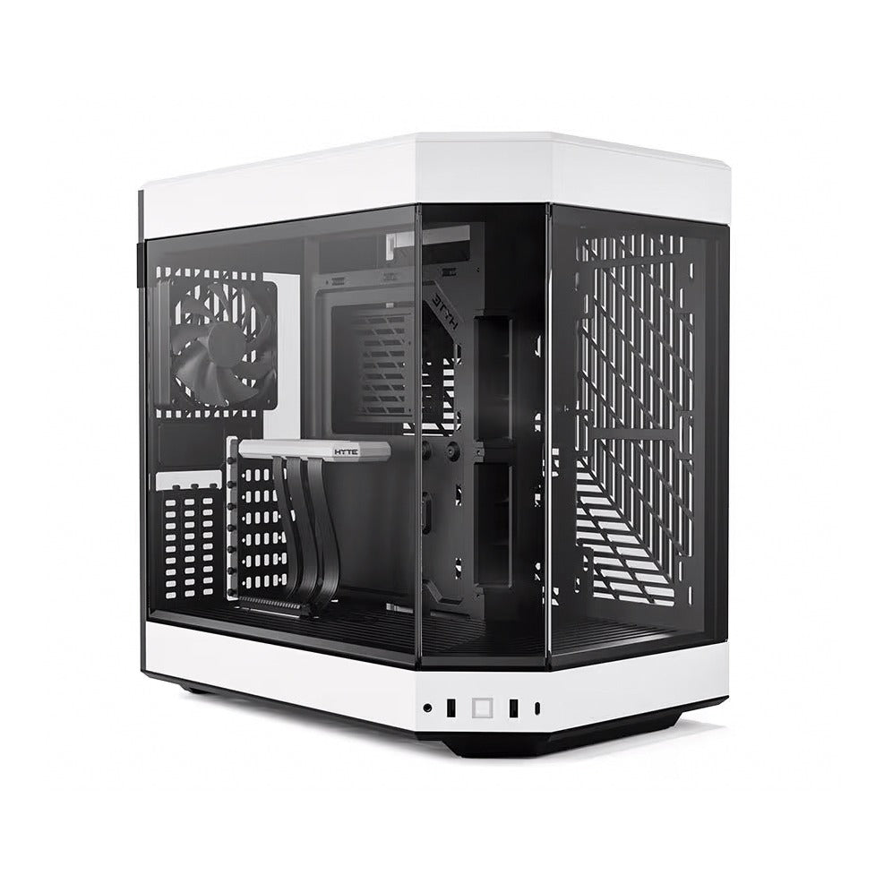 HYTE Y60 White Mid Tower E-ATX Case T/G Side Panels NO PSU