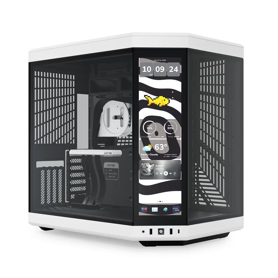 HYTE Y70 Touch Infinite Panda Mid Tower E-ATX Case T/G NO PSU