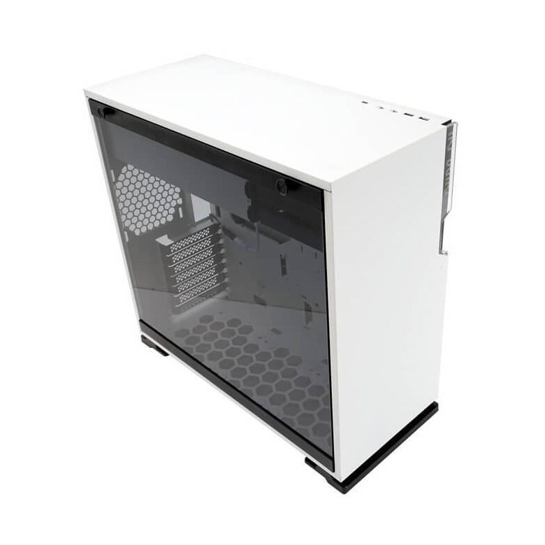 In Win 101C White Mid Tower ATX Case Tempered Glass Window NO PSU