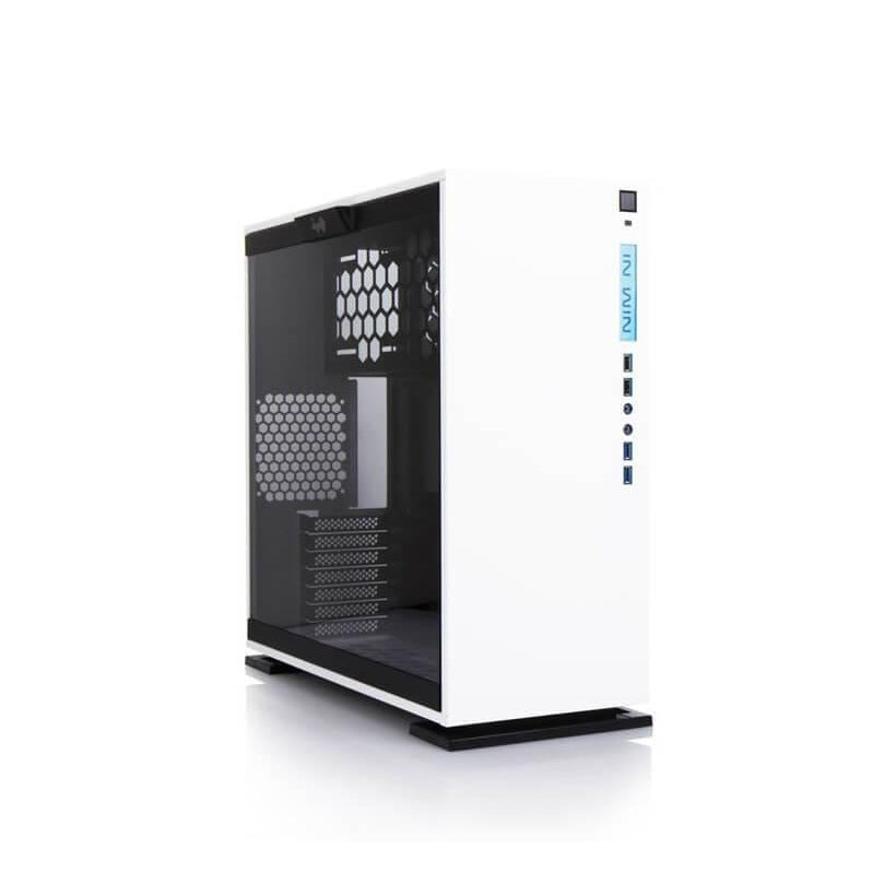 In Win 303 White ATX Case Window Tempered Glass NO PSU