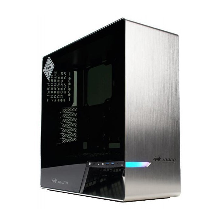In Win 905 RGB Silver E-ATX Case Tempered Glass Side Window No PSU
