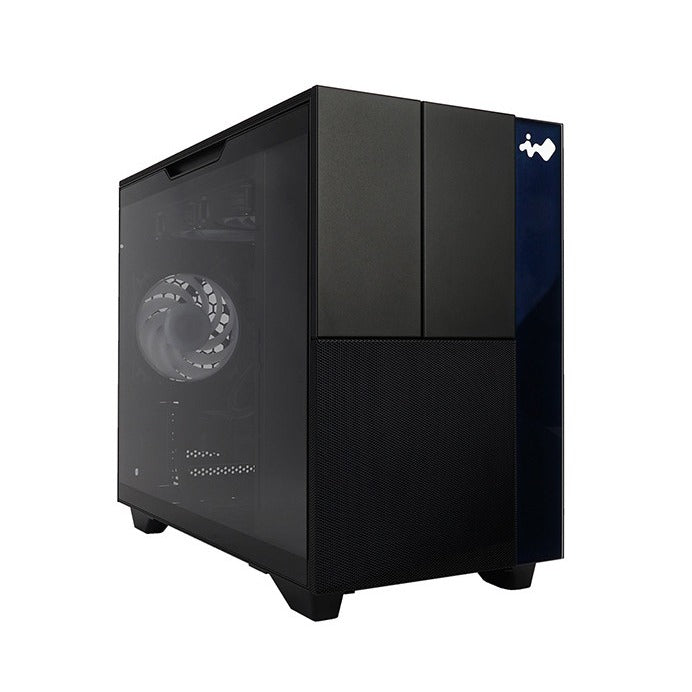 In Win F3 Black Mini Tower Micro ATX Case T/G Side Panel No PSU