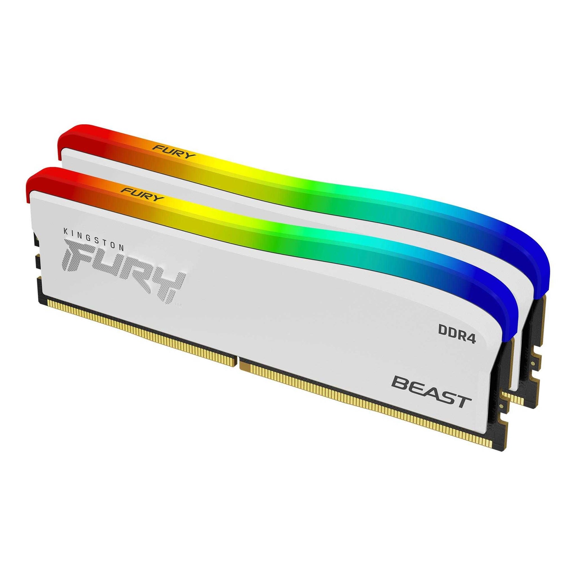 Kingston Fury Beast RGB SE White 16GB (2x8GB) 3600MHz DDR4