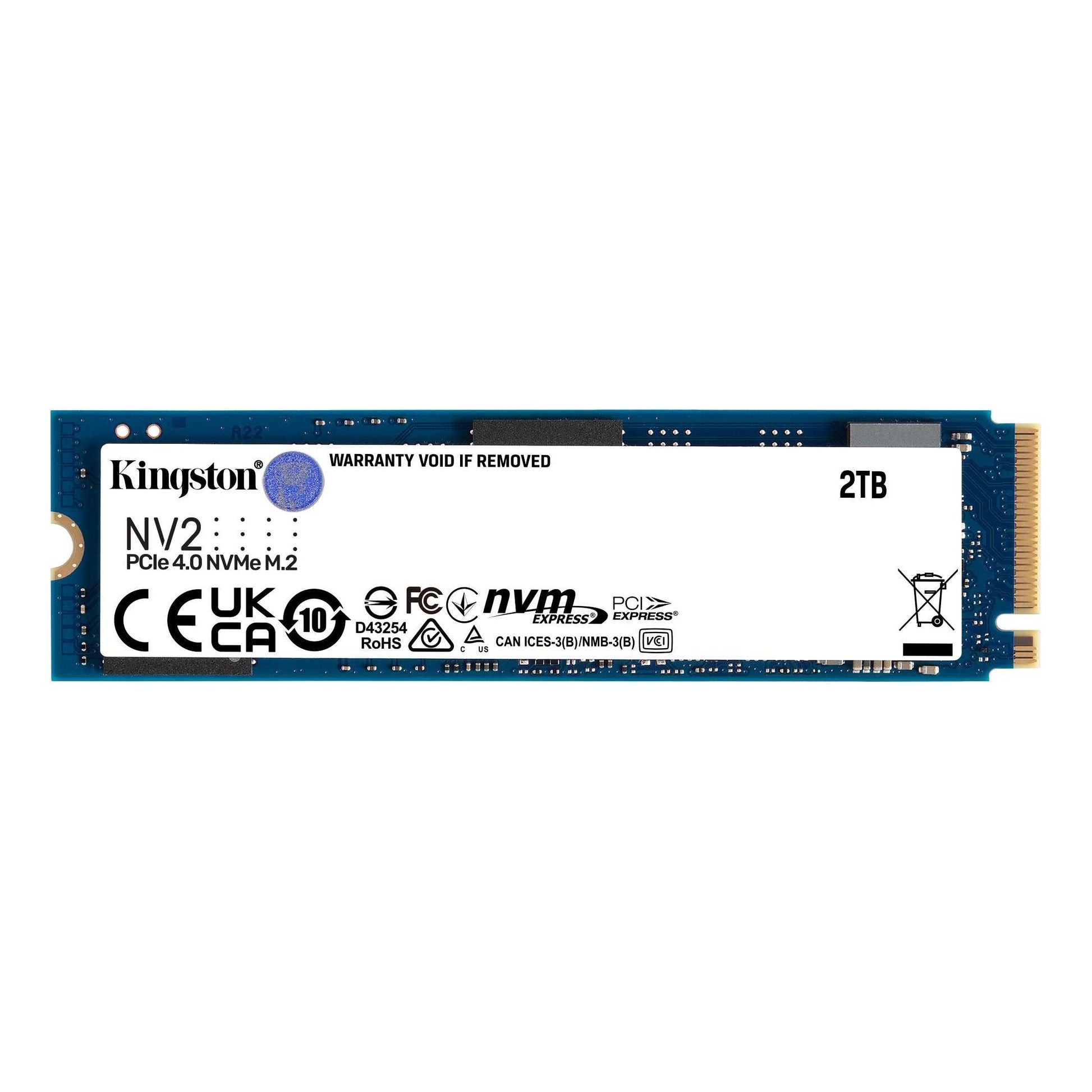 Kingston NV2 2TB M.2 2280 NVMe PCIe 4.0 SSD