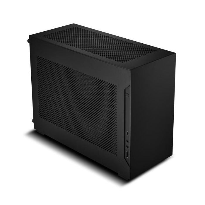 Lian Li A4H2O Anodized Black Mini ITX Case Aluminium Mesh Panels