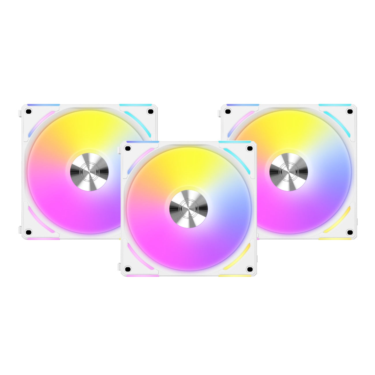 Lian Li AL120V2 ARGB PWM Fan White 3-Pack