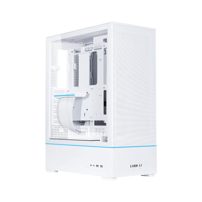 Lian Li Lancool SUP-01 White ATX Case Tempered Glass Panel No PSU