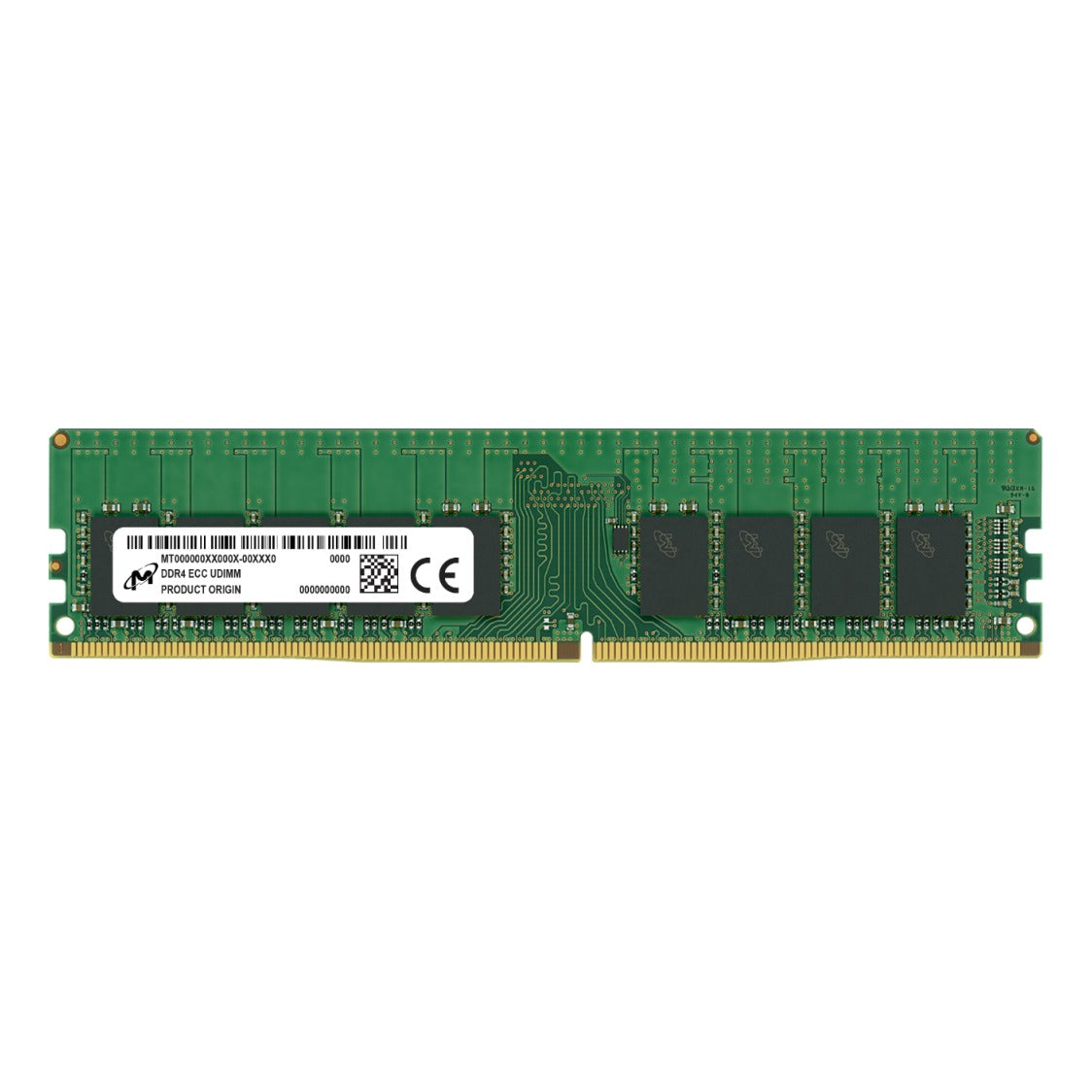 Micron 32GB (1x32GB) PC4-25600 (3200MHz) ECC UDIMM Unbuffered DDR4