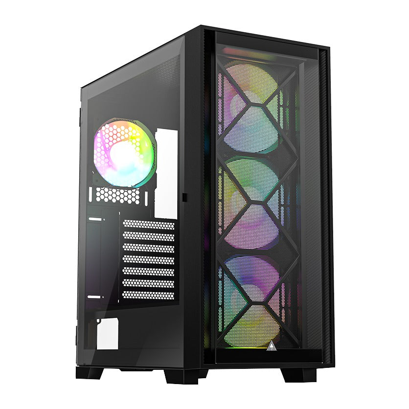 Montech AIR 1000 Premium Black Mid Tower ATX Case T/G Panels NO PSU