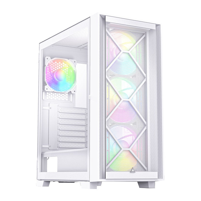 Montech AIR 1000 Premium White Mid Tower ATX Case T/G Panels NO PSU
