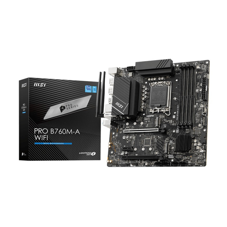 MSI PRO B760M-A WIFI DDR5 Motherboard