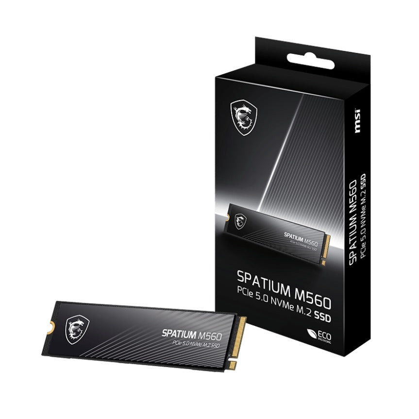 MSI SPATIUM M560 1TB M.2 2280 NVMe 2.0 PCIe 5.0 SSD